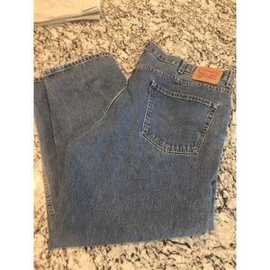 Levi's 550 Men's Jeans Size 46x30 Relaxed Taper Fit Blue‎ Denim